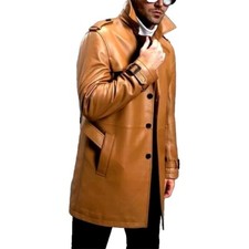 Trench coat uomo Abez marrone