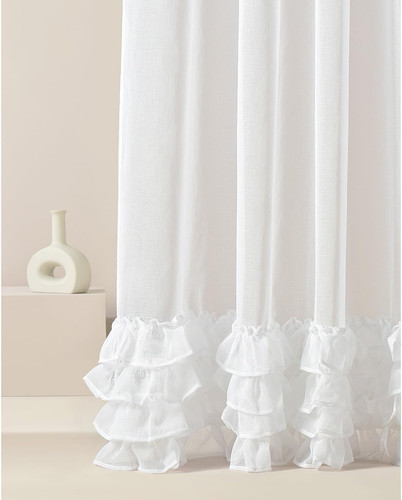 Tenda con fettuccia - fettuccia, arricciata
