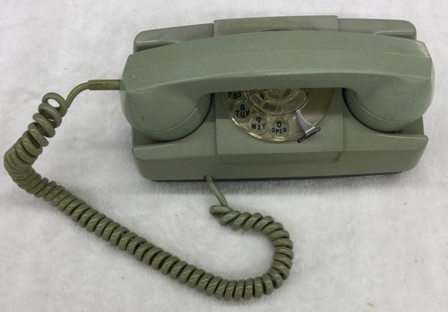 Telefono fisso rotante vintage