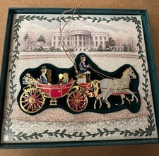 2001 Casa Bianca Associazione Storica Decorazione Natalizia Carrozza, scatola originale ��