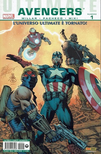 Ultimate comics avengers 1 - comics, n.