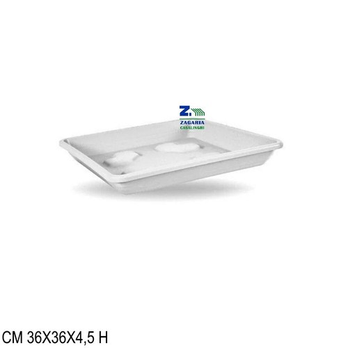 Sottovaso quadrato plastica - sottovaso, in