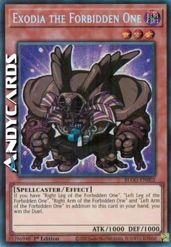 Exodia the forbidden - forbidden, •