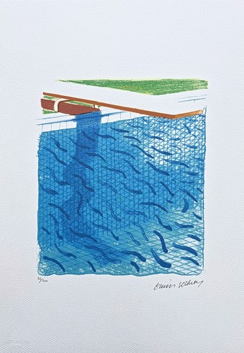 David hockney piscina - david,