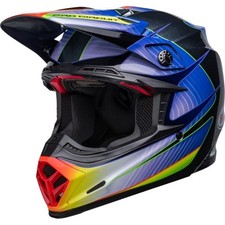 Casco Bell Moto 9S Flex MX Pro Circuit 23 argento fiocco metallizzato
