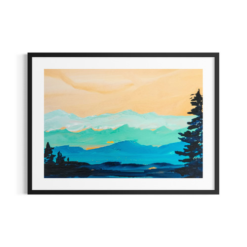Paesaggio astratto originale