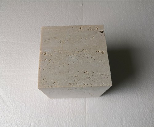 Cubo marmo travertino - marmo,