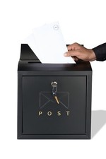 Cassetta postale con montaggio a parete casa a doppio ribaltamento ACL - cassetta postale esterna montata a parete