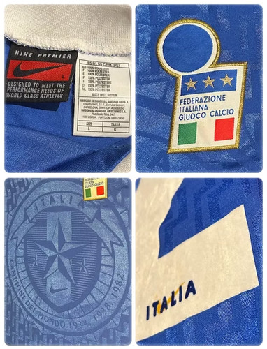 Maglia indossata italia match - maglia,