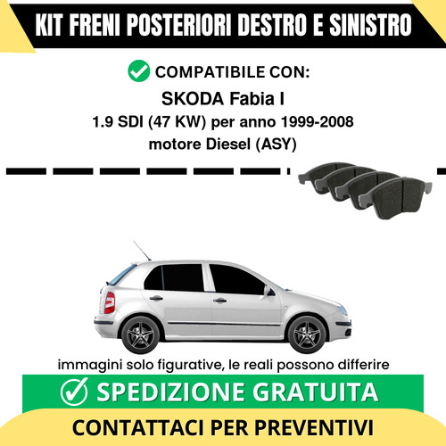 Pastiglie freno posteriori - pastiglie,