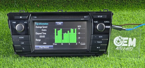 2014 2018 toyota - corolla, radio