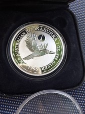 AUSTRALIA 1 Dollar 1996 1oz Silver Kookaburra European Privy 'France' Box/CoA