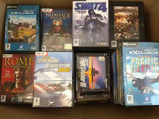 Lotto di 43 videogiochi PC Windows usati vario genere videogame classici retro