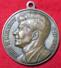 MEDAGLIA RICORDO PAPA GIOVANNI XXIII ROMA VATICANO PRESIDENTE KENNEDY USA 1963