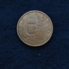 MONETA da 5 Centesimi di Euro della Repubblica Francese anno 1999