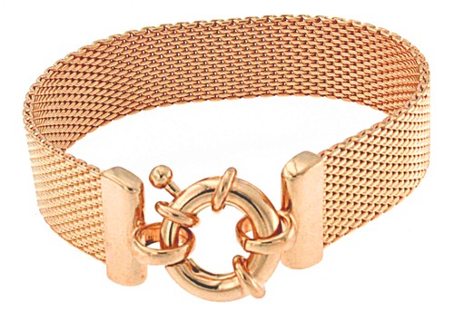 Bracciale milanese oro doublé - bracciale,