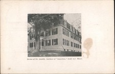 Casa del Dr. Smith, autore "America", Andover, MA Essex County cartolina d'epoca