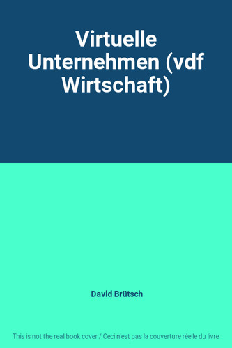 Virtuelle unternehmen vdf - virtuelle, (vdf