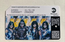 KISS Limited Edition MetroCard