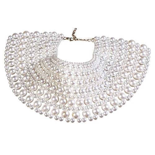 Collana perle finte - collana, finte,