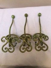 Ganci Appendiabiti da Parete Vintage in Metallo – Set di 3