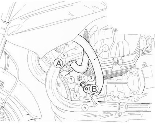 Protezione motore moto - protezione,