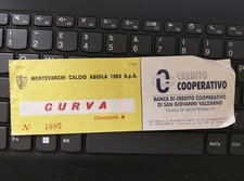 Biglietto Calcio Montevarchi