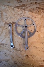 Vintage Rare Galli Pista Track Crankset 170mm Cranks 47t Track Galli Chainring
