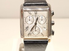 OROLOGIO AL QUARZO UOMO CRONOGRAFO ELEGANTE RETRÒ SWISS TANK"RAYMOND WEIL"DON GIOVANNI