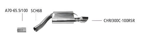 Scarico sportivo bastuck - scarico,