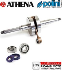 ALBERO MOTORE SPALLE PIENE SP.10 ATHENA + CUSCINETTI POLINI MINARELLI VERTICALE