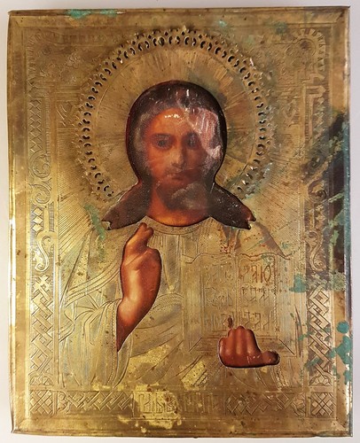 Antica icona originale dipinta