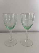2 antichi bicchieri da vino in