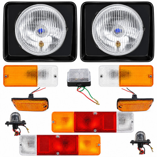 Fari completi luce targa - fari, +