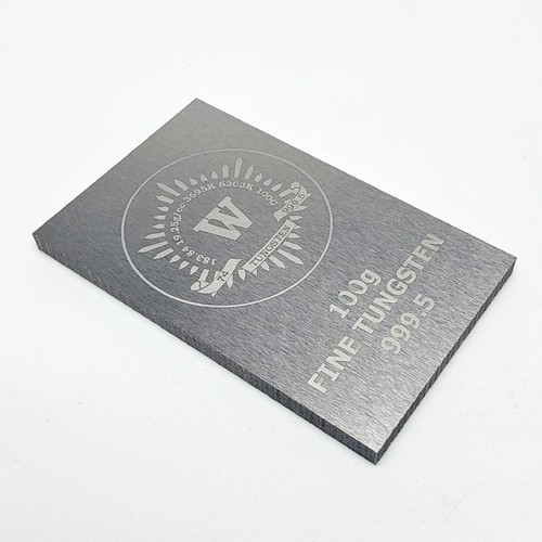 Tungsten 100 bar - 100, 99.95%