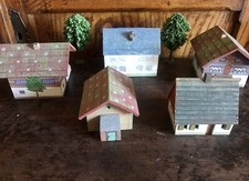 Casette per plastico In Legno Anni 50 - h. 7,5 cm