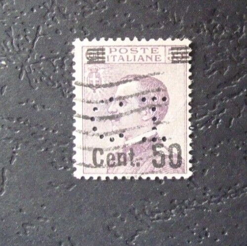 Perfin perforato francobolli - perforato-,