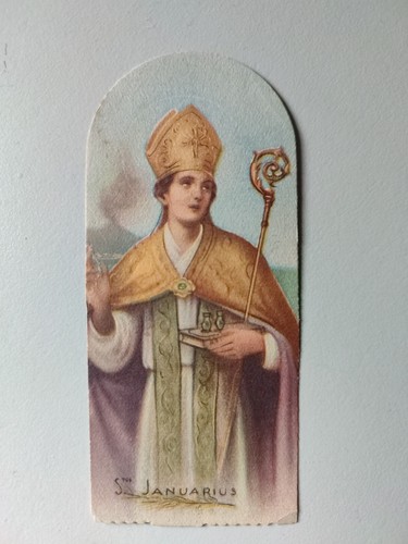 San gennaro holy card - gennaro,,