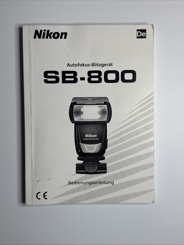 Nikon 800 manuale - nikon, sb-800
