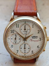 Orologio Lorus chronograph polso V655 9000 W.Resistant. Funzionante
