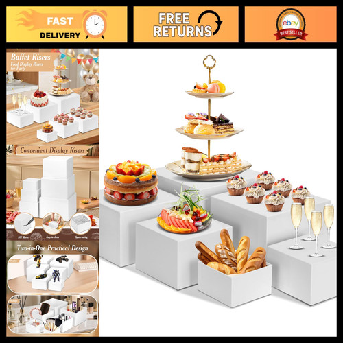 Set pezzi alzate buffet - pezzi,