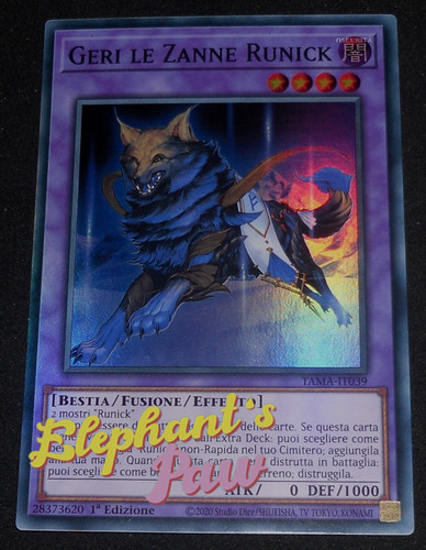 Yugioh geri zanne runick - yugioh, le