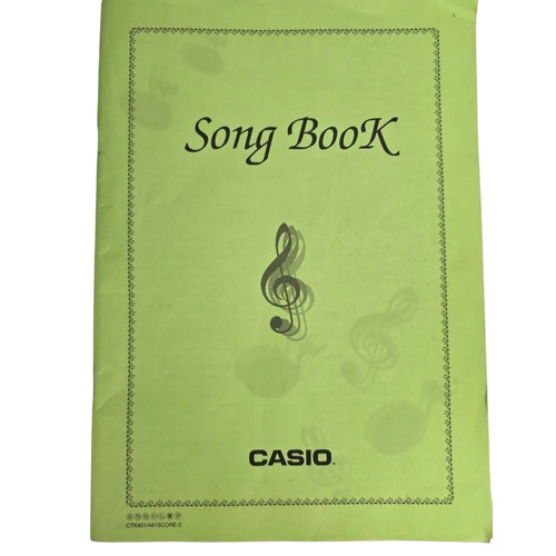 Casio green song book ctk - casio,