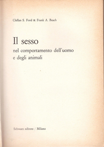 Sesso nel comportamento - sesso,