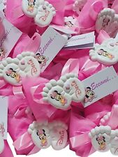 30 Pezzi bomboniera nascita Minnie piedini bimba calamita Battesimo 