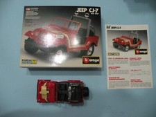 BBURAGO JEEP CJ-7 METAL KIT IN SCALA 1:24 NUOVO/NEW (ASSEMBLATO)