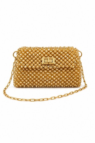 Borsa fatta mano cristallo - borsa, a