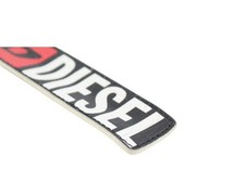 Bracciale uomo DIESEL A-Printye II pelle OS grande stampa logo multicolore casual