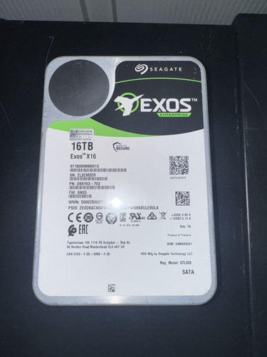 Seagate exos x16 - exos, (7200