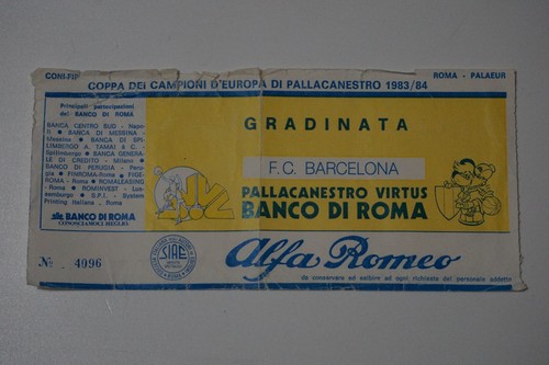 Biglietto pallacanestro virtus - biglietto,